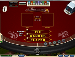 RTG Baccarat Screen Shot